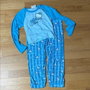 Hello Kitty Light Blue Pajama Set for Kids